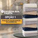 CloudSoft™ – Toalha Premium Algodão Turco | Kit 6 Banhão + 4 Rosto (BRINDE) + OFERTA