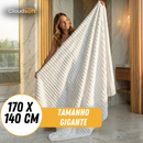 CloudSoft™ – Toalha Premium Algodão Turco | Kit 6 Banhão + 4 Rosto (BRINDE) + OFERTA