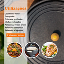 Mega Jogo de Panelas de Ferro Fundido Kit 12 peças de Ferro